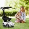 3-in-1 Licensed Bentley Kids Push and Sliding Car with Canopy
